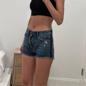 Y2k shorts with bedazzle